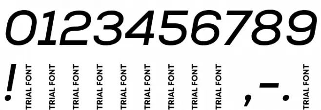 Nexa-Trial Regular Italic Font OTHER CHARS