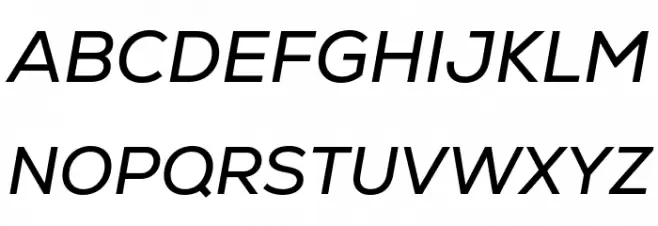 Nexa-Trial Regular Italic Fonte MAIÚSCULAS