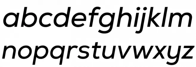 Nexa-Trial Regular Italic Шрифта строчной