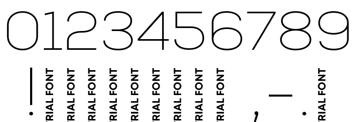 Nexa-Trial Thin Font OTHER CHARS