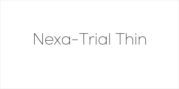 Nexa-Trial Thin Logo