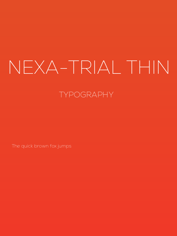 Nexa-Trial Thin Poster
