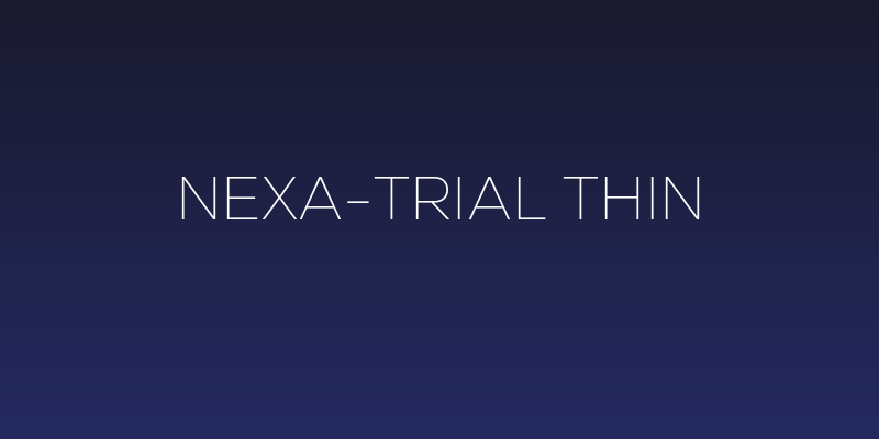 Nexa-Trial Thin Social Header