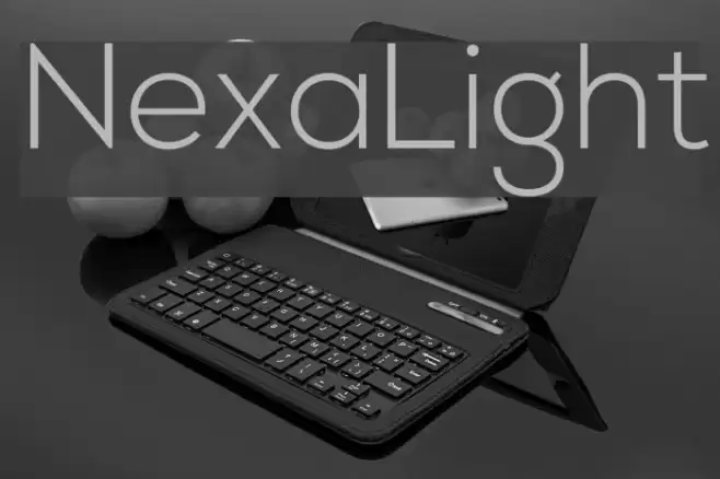 NexaLight Font examples