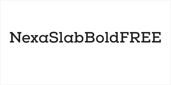 NexaSlabBoldFREE Logo