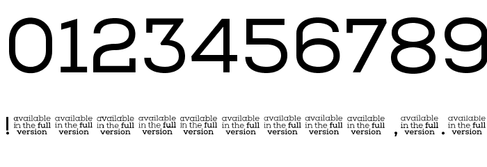 NexaSlabRegularFREE Font OTHER CHARS
