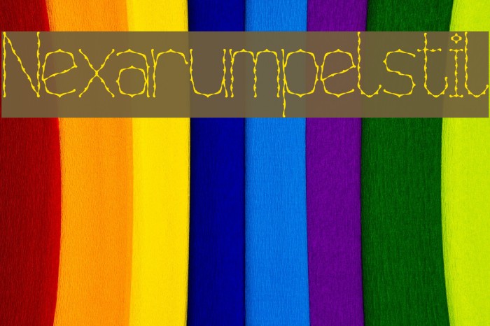 Nexarumpelstil Font examples