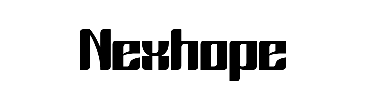 Nexhope  font caratteri gratis