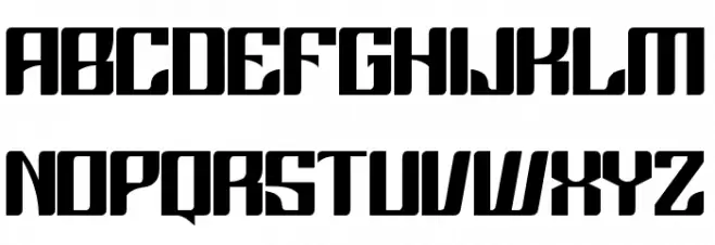 Nexhope Font UPPERCASE