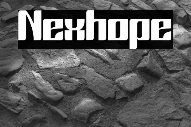 Nexhope Font examples