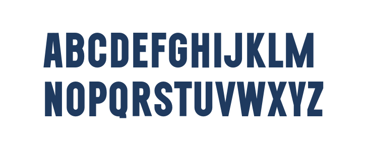 Nexline Regular Uppercase