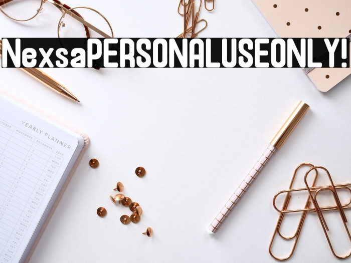 Nexsa PERSONAL USE ONLY! Example 2