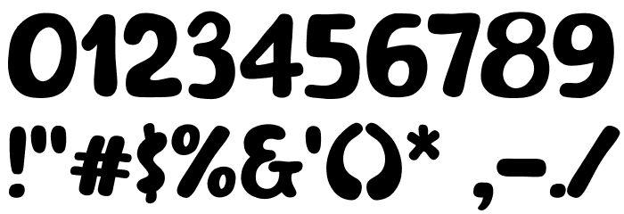 Next Bro Font OTHER CHARS