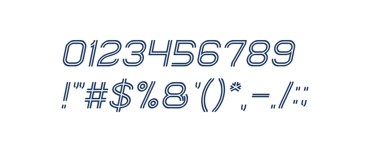 Next Century Italic Other Characters