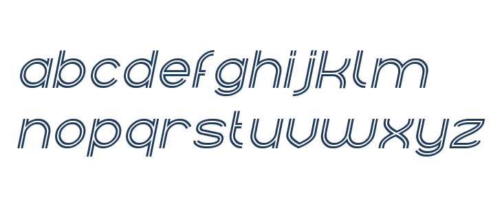 Next Century Italic Lowercase