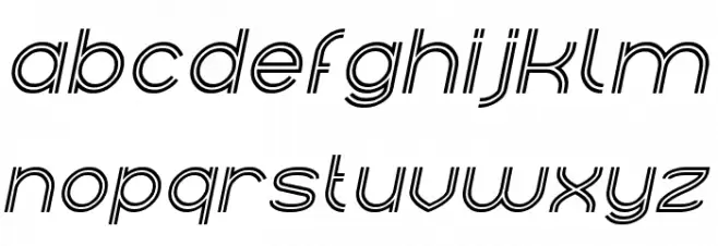 Next Century Italic Fuentes MINÚSCULAS