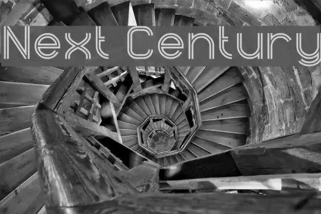 Next Century Font examples