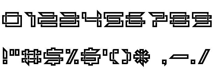 Next In Folded Line Regular Font OTHER CHARS