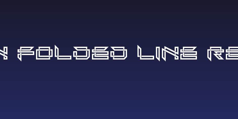 Next In Folded Line Regular Social Header