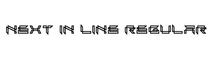 Next In Line Regular  baixar fontes gratis