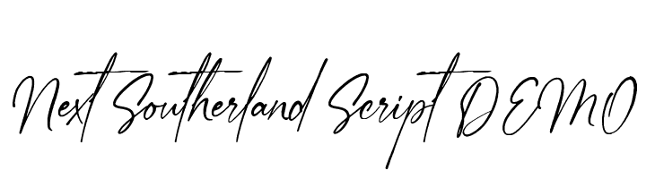 Next Southerland Script DEMO  नि: शुल्क फ़ॉन्ट्स डाउनलोड