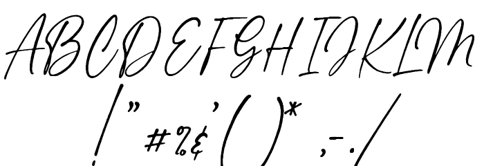 Next Southerland Script DEMO Font OTHER CHARS