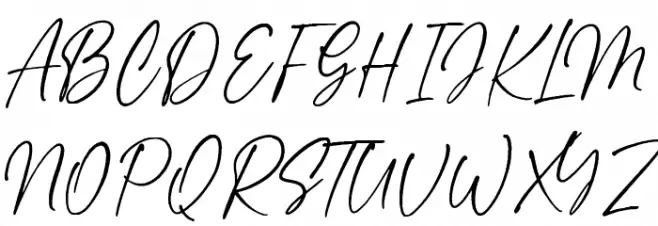 Next Southerland Script DEMO 字体 大写