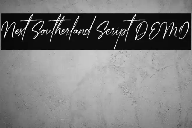 Next Southerland Script DEMO Example 2