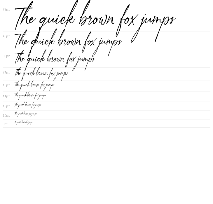 Next Southerland Script DEMO Waterfall