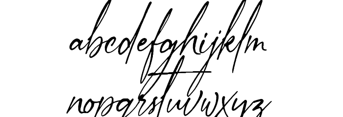 Next Southerland Script DEMO Font LOWERCASE