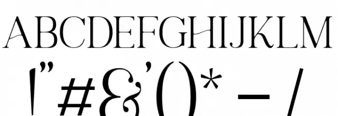 Next Southerland Serif DEMO Font OTHER CHARS