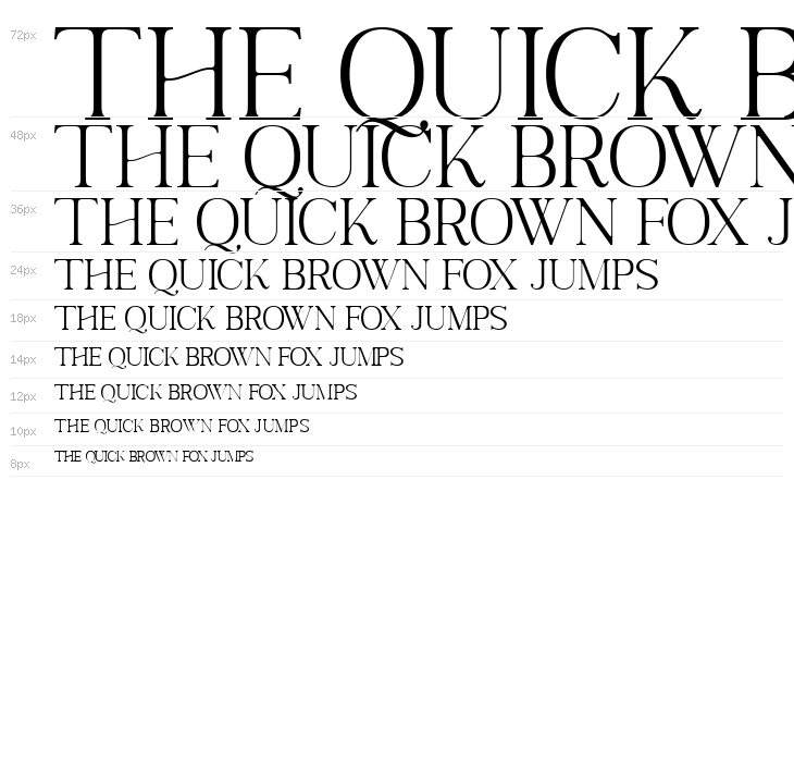 Next Southerland Serif DEMO Waterfall