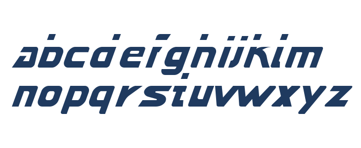 Next-Star-Kursiv Lowercase