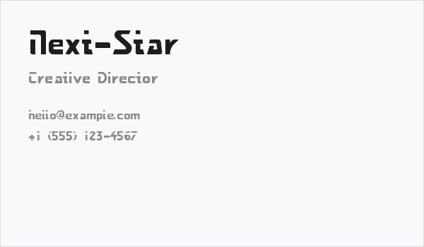 Next-Star Business Card