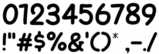 Next Sunday Font OTHER CHARS