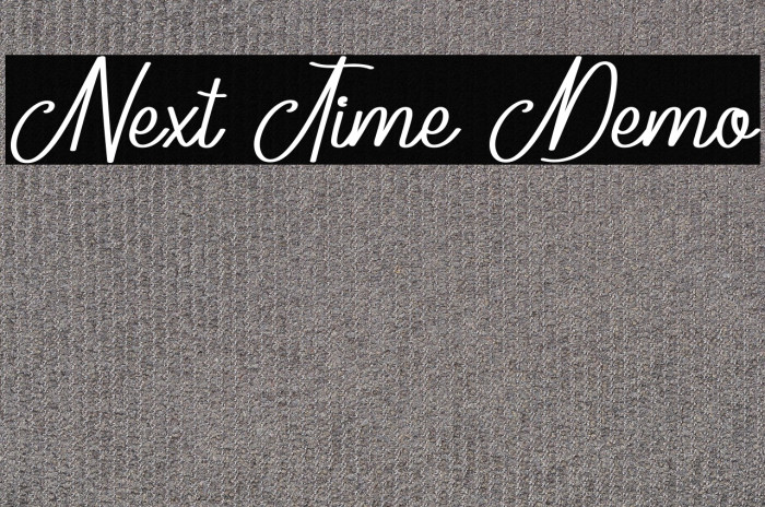 Next Time Demo Example 3