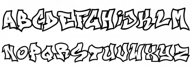 Next Ups Font Litere mari