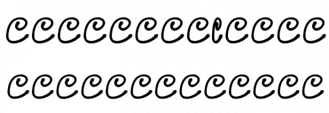 NextRound Шрифта ВЕРХНИЙ