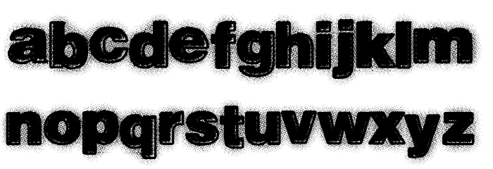 NextWave Font LOWERCASE