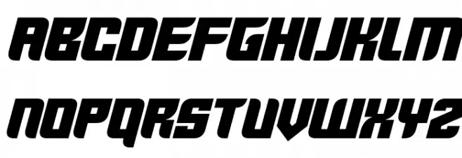 Nextgen Italic Шрифта ВЕРХНИЙ