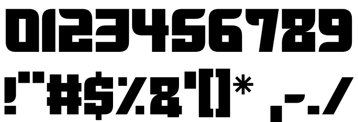 Nextgen Font OTHER CHARS