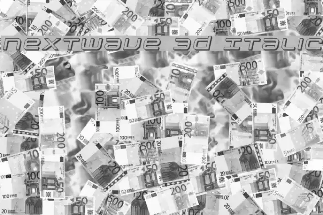 Nextwave 3D Italic Font examples