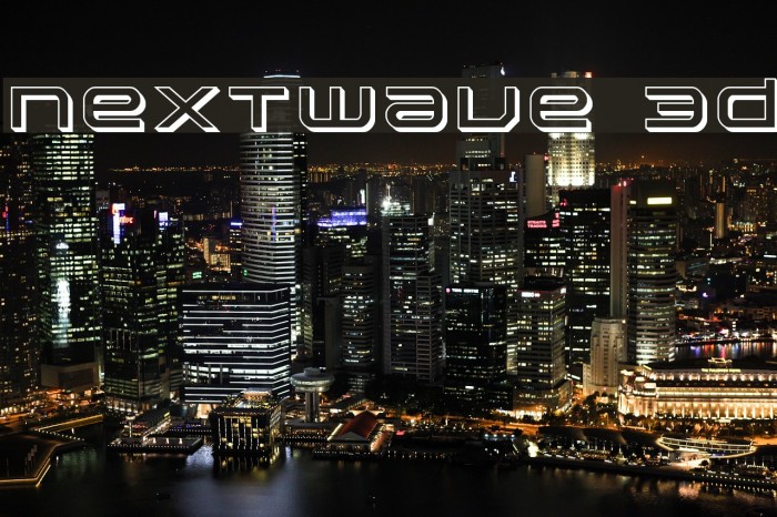 Nextwave 3D Font examples