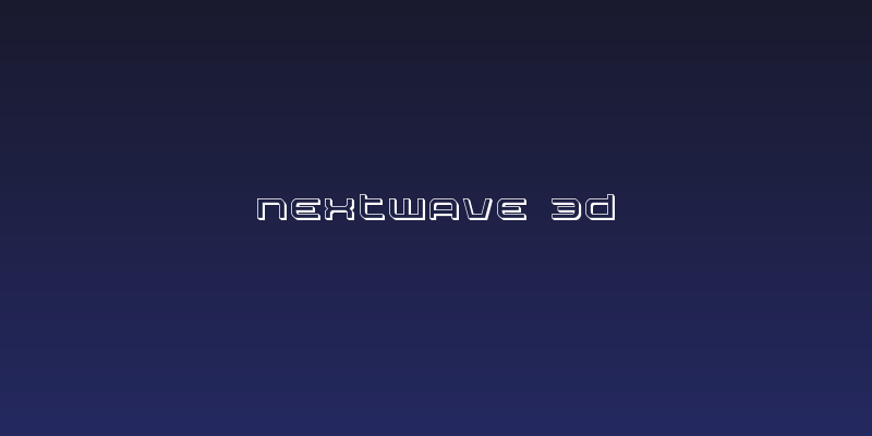 Nextwave 3D Social Header