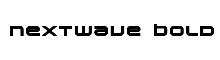 Nextwave Bold  les polices de caractères gratuit tlcharger