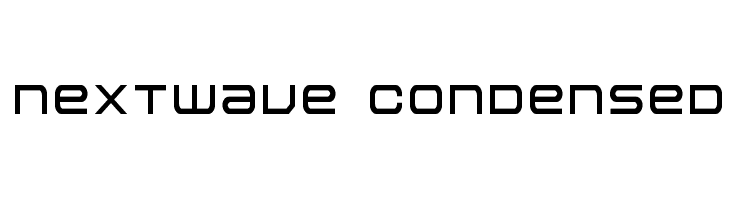 Nextwave Condensed  Frei Schriftart Herunterladen