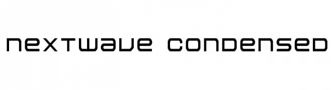 Nextwave Condensed  Descarca Fonturi Gratis