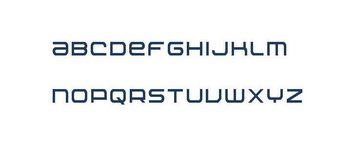 Nextwave Condensed Lowercase
