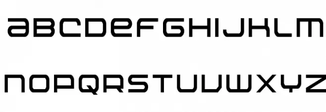 Nextwave Condensed Caratteri MINUSCOLO