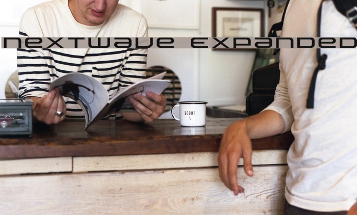Nextwave Expanded Font examples